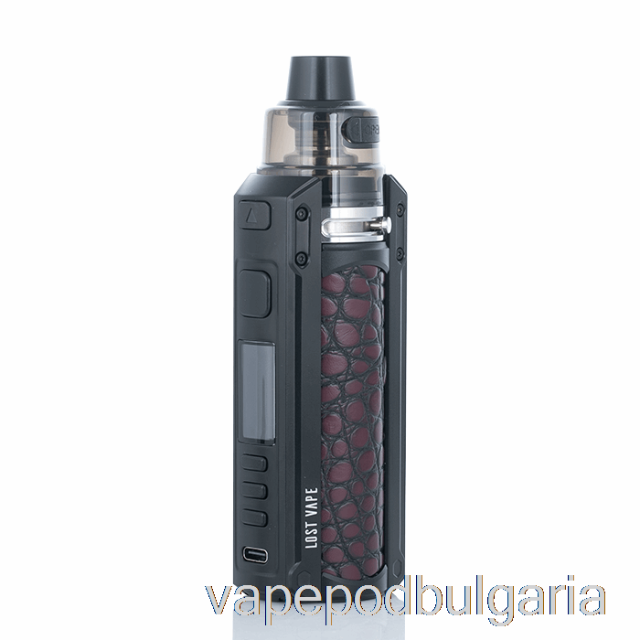 Vape Bulgaria Lost Vape Ursa Quest 100w Pod Mod Kit Black / крокодилска кожа